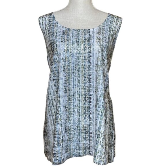 CHICO'S Saharan Weave Sequin Tank Top - Size XL - Picture 1 of 7